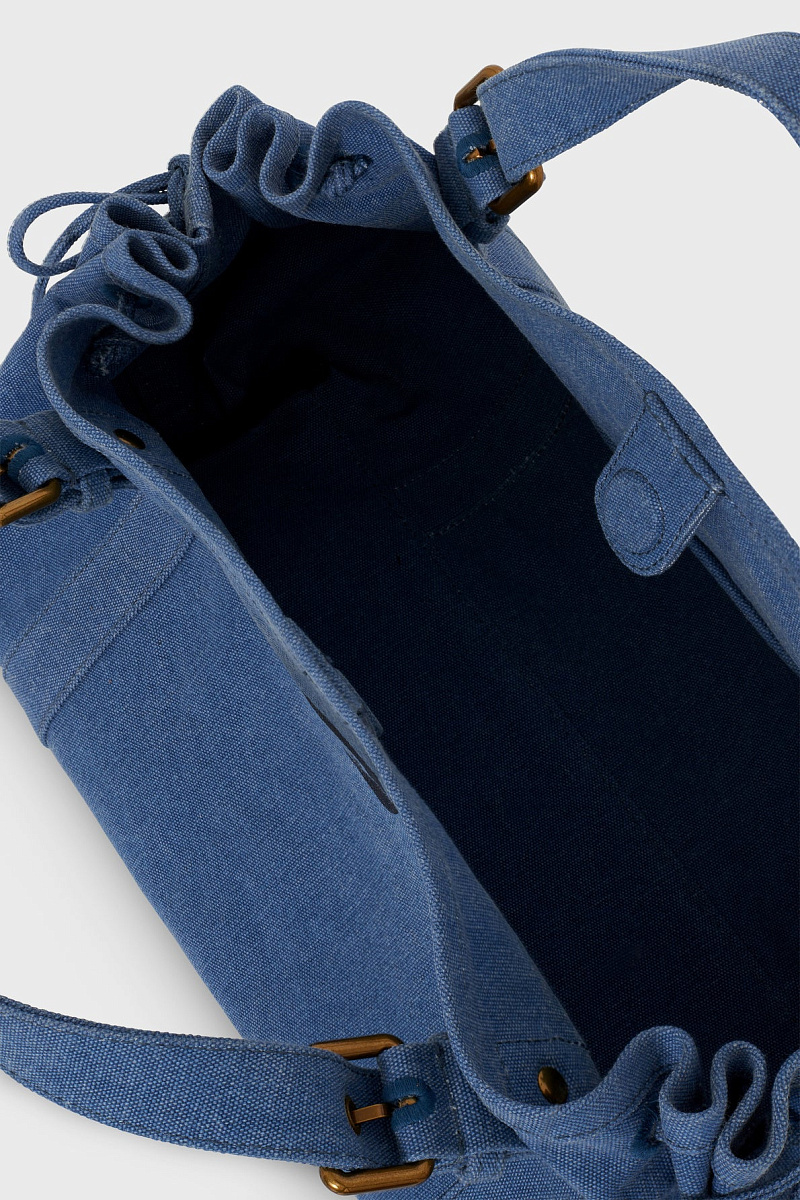 24H - Синяя холщовая сумка