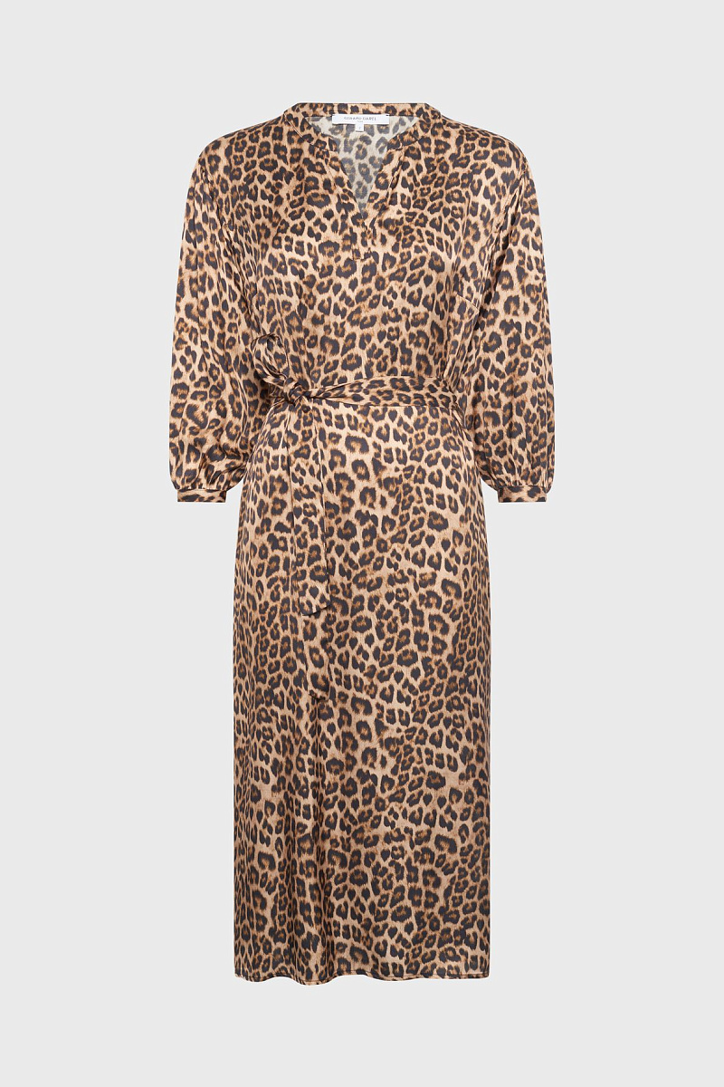 LILOUX - Платье из 100% вискозы с леопардовым принтом