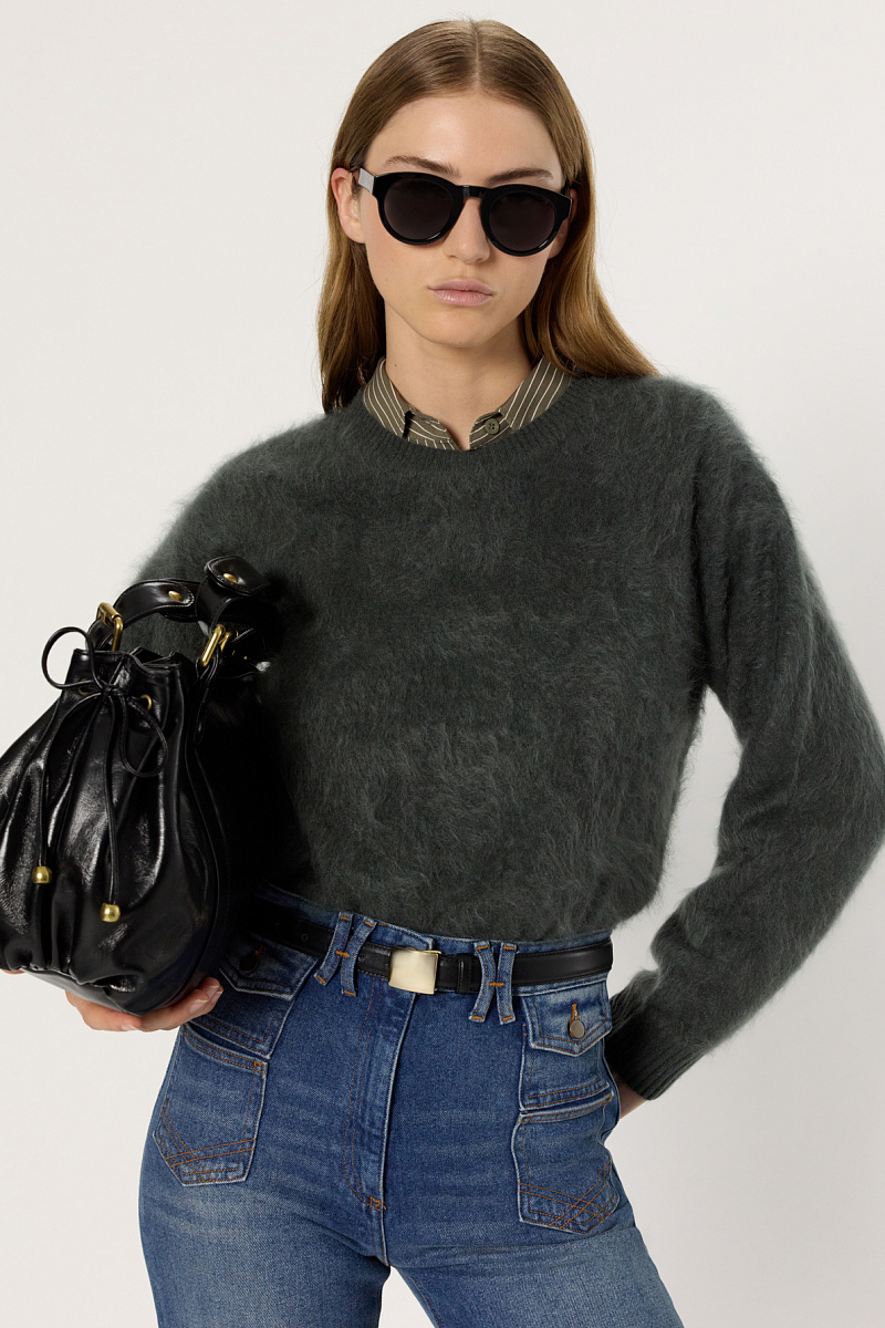 ELINA - Пушистый джемпер из 100% кашемира