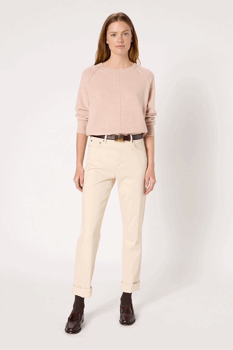 ELISA - Джемпер прямого кроя с меланжевым эффектом