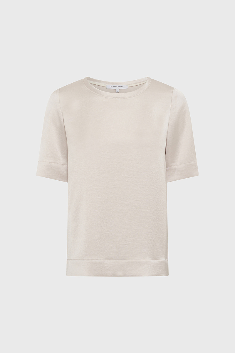 UMIKO - Однотонная футболка из сатина UMIKO - Однотонная футболка из сатина