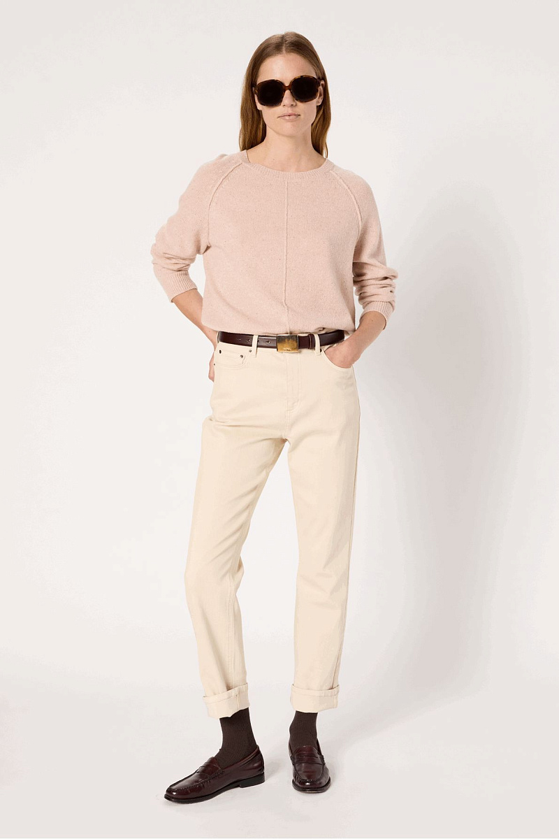 ELISA - Джемпер прямого кроя с меланжевым эффектом