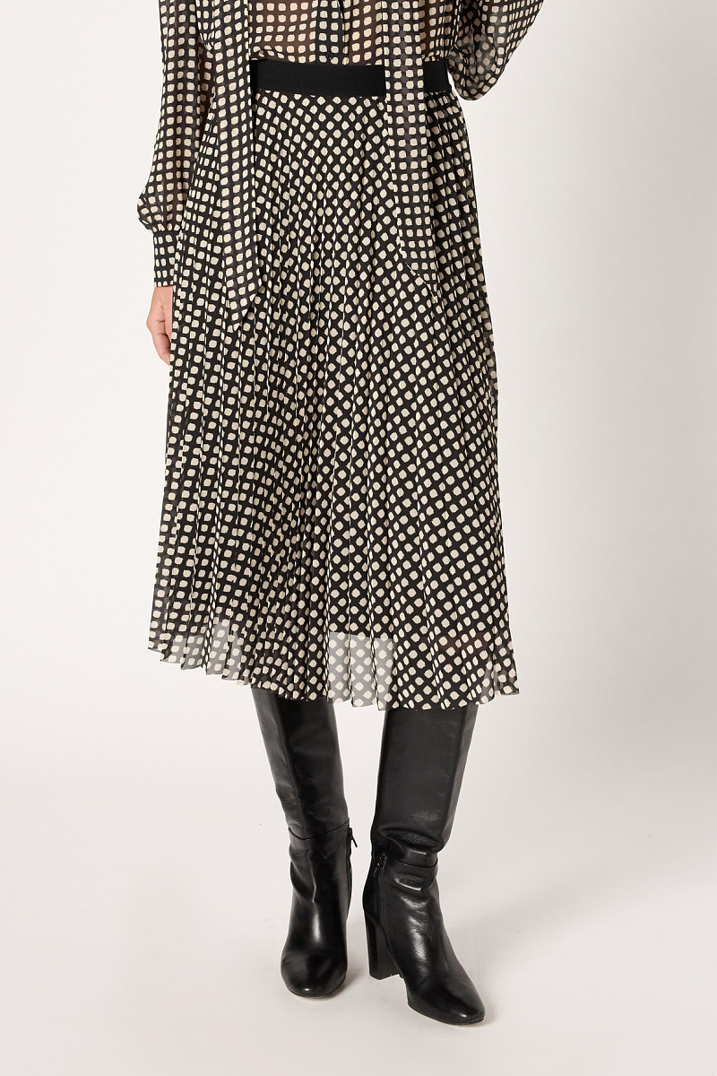 BETH - Юбка-миди в горошек