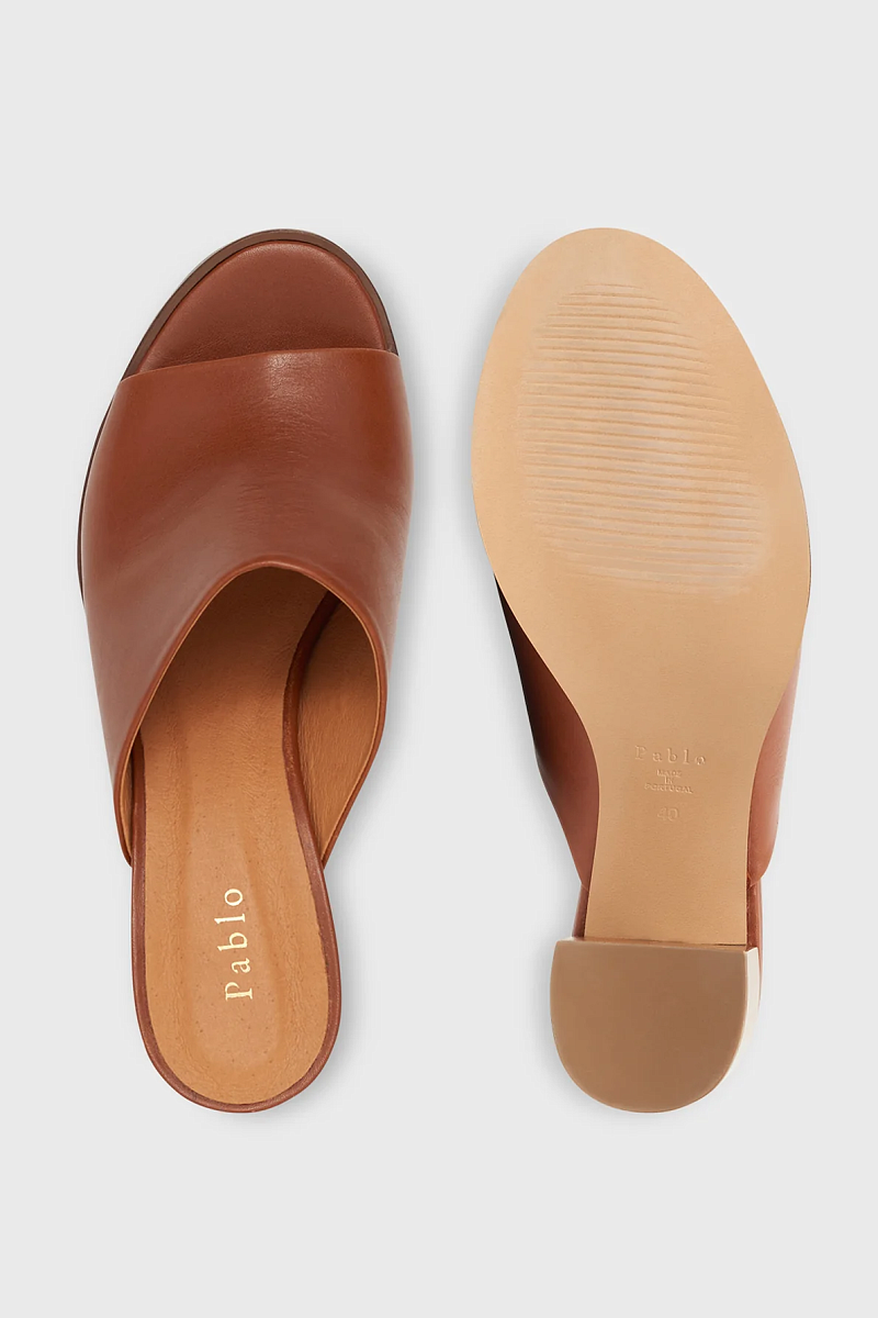 LIVIO - Кожаные мюли на каблуке