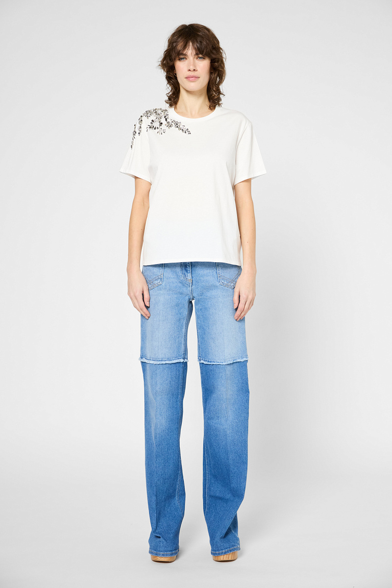 GWENN - Футболка со стразами