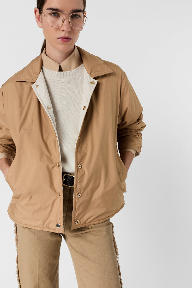 PHEONA - Бежевая двусторонняя стеганая куртка