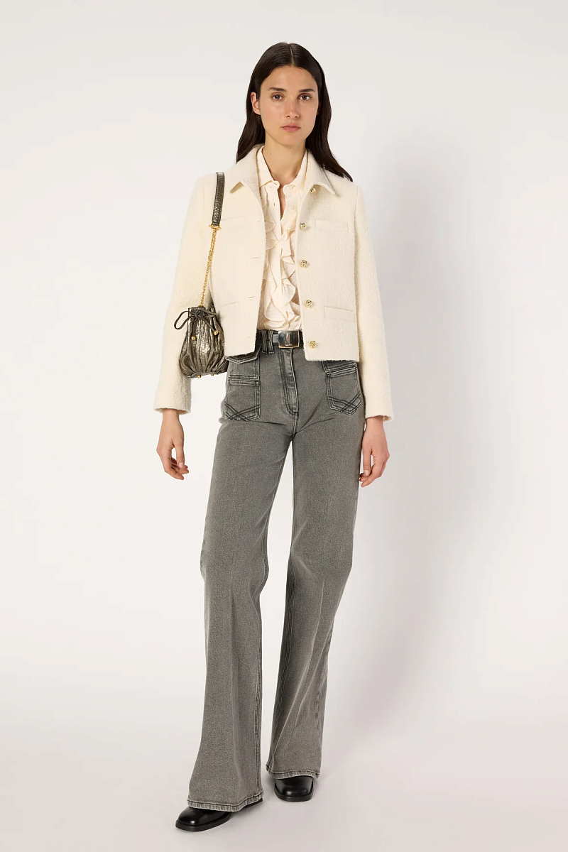 NORINE - Укороченный твидовый жакет