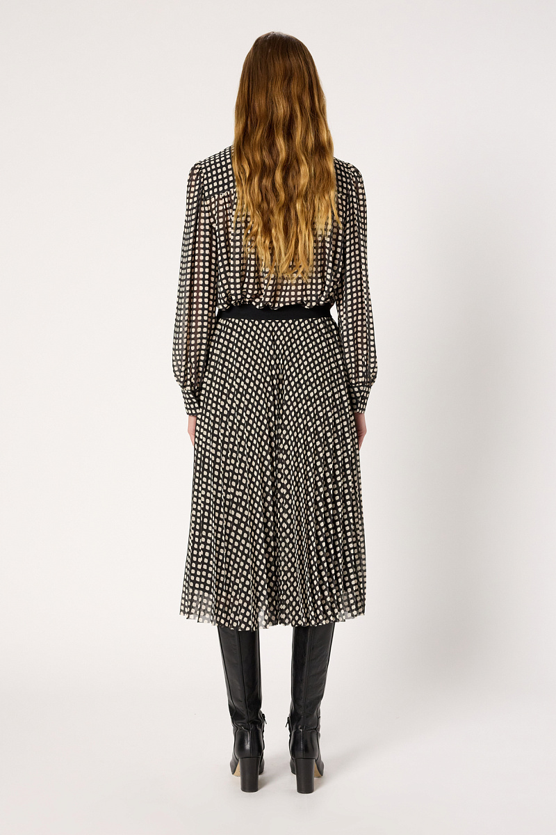 BETH - Юбка-миди в горошек