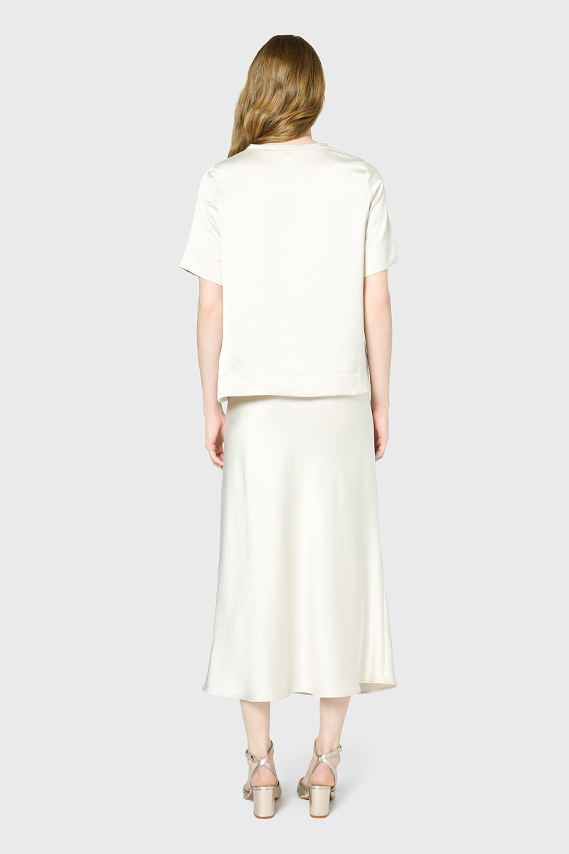 UMIKO - Однотонная футболка из сатина UMIKO - Однотонная футболка из сатина