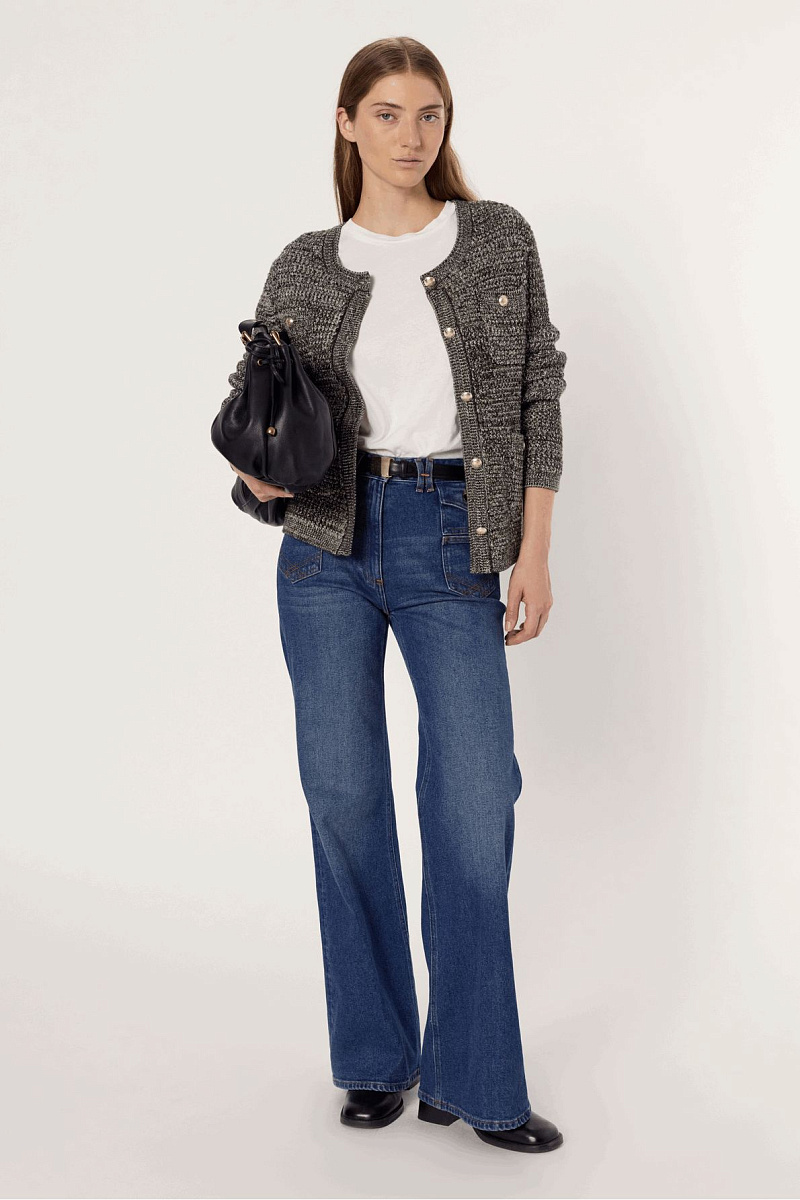 EDELINE - Кардиган из смесовой ткани с люрексом