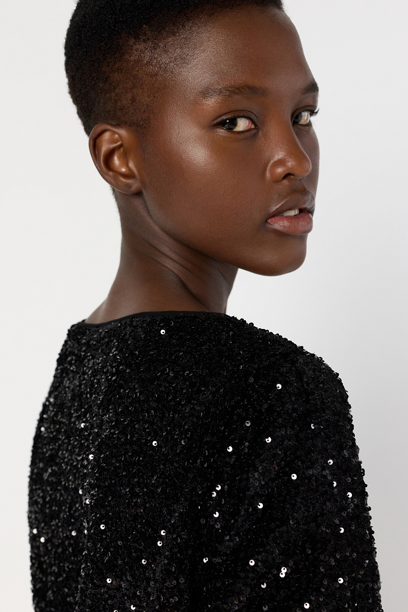 ALIENOR - Блуза с пайетками