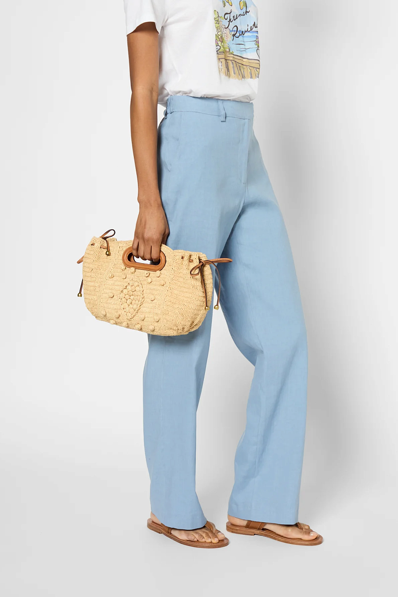 LILLA - Широкие брюки из льна и хлопка