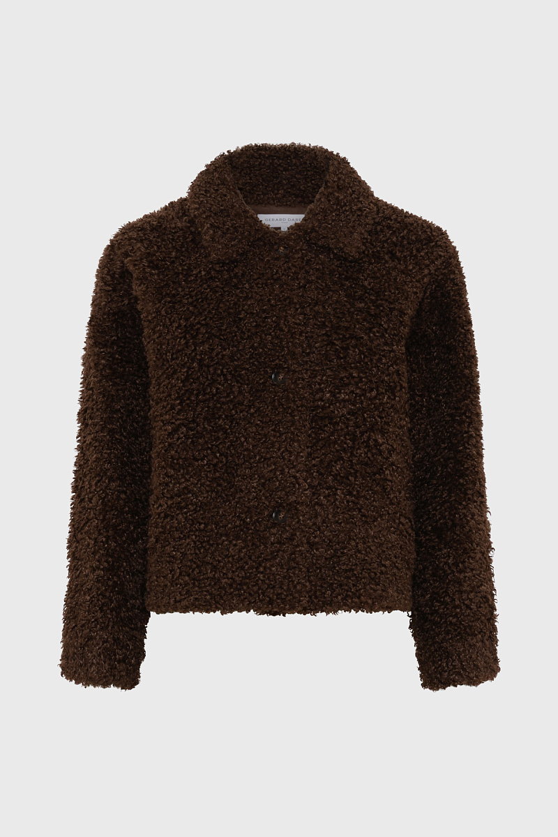 MAVIS - Полупальто из искусственного меха с эффектом букле