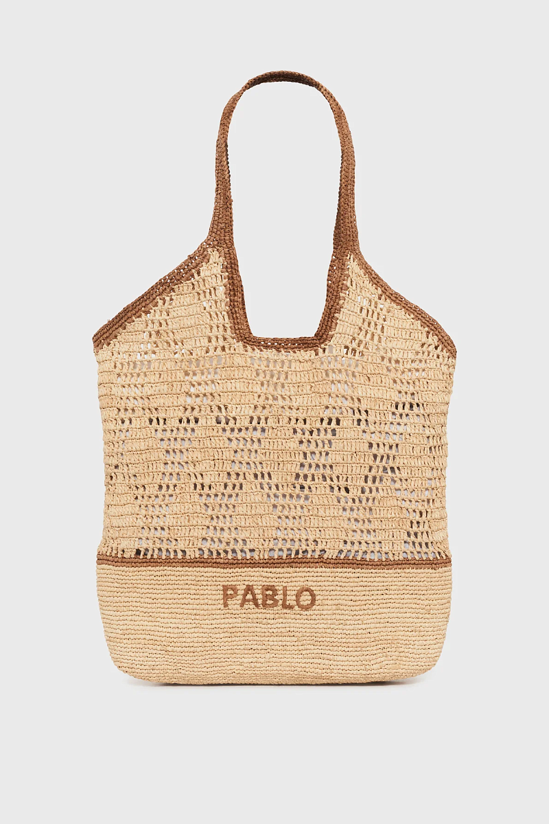 JADE - Сумка-шоппер из рафии