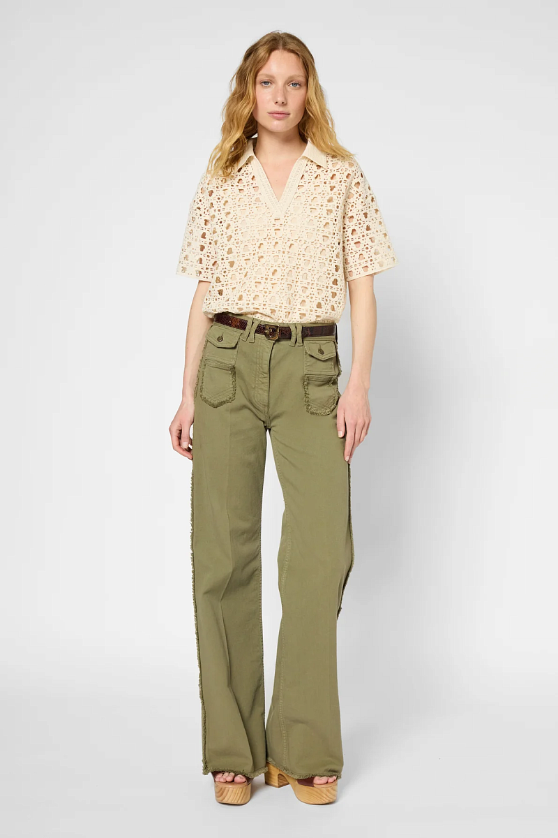 Ажурная блуза из 100% хлопка