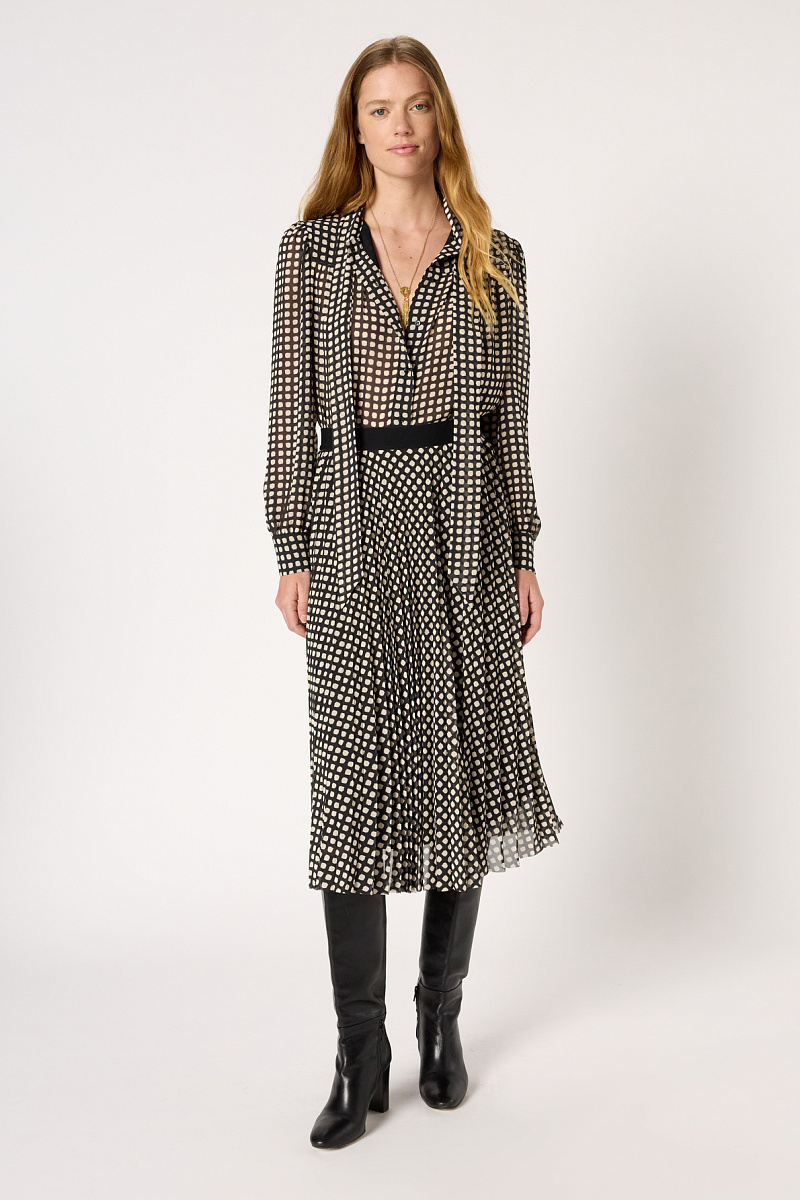 BETH - Юбка-миди в горошек