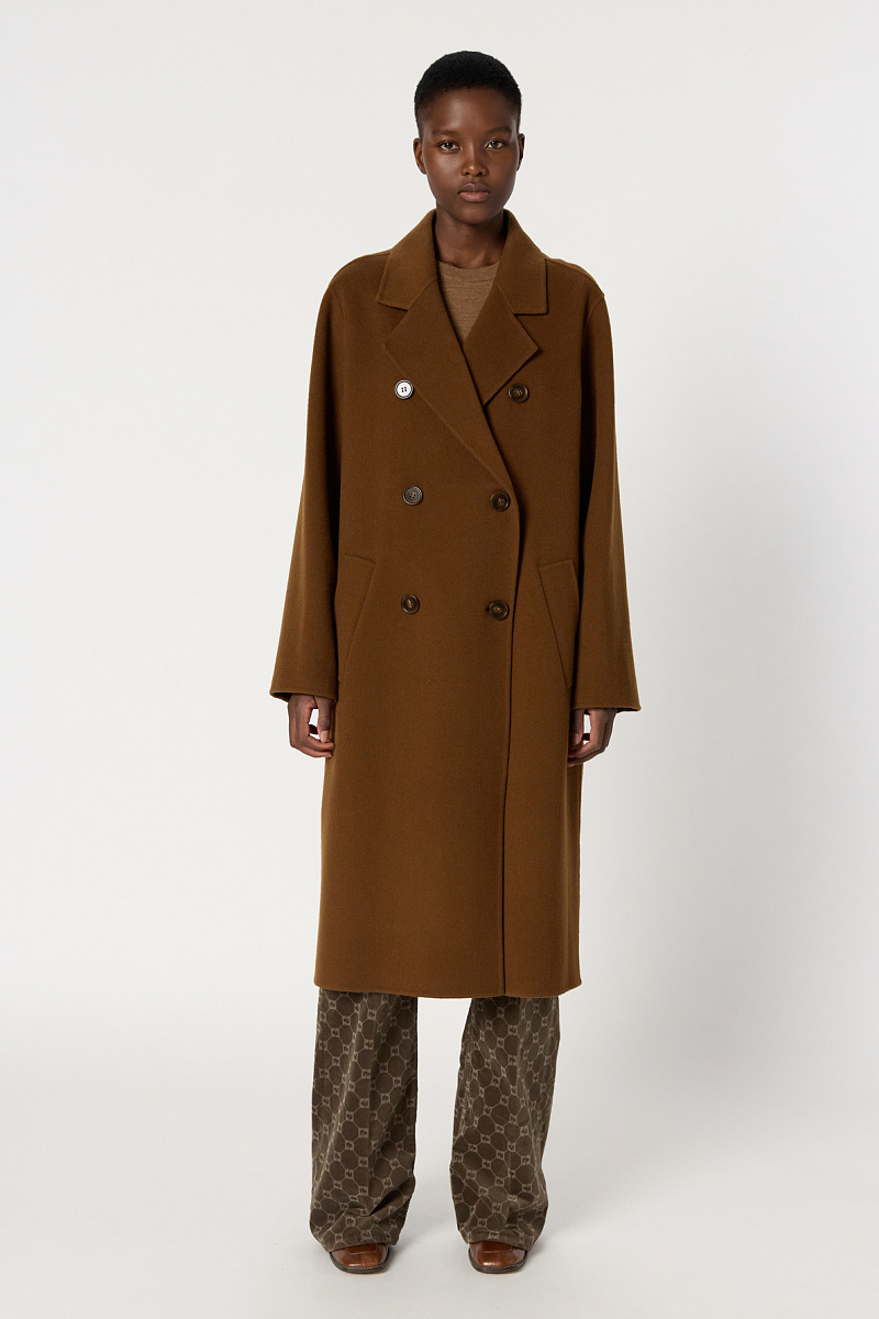 MILENA - Длинное двубортное пальто