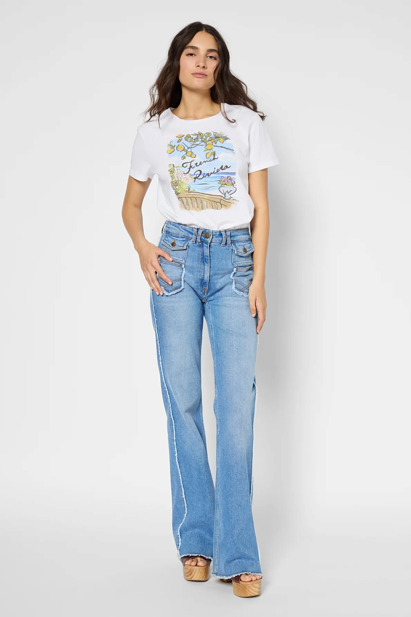 Футболка с принтом