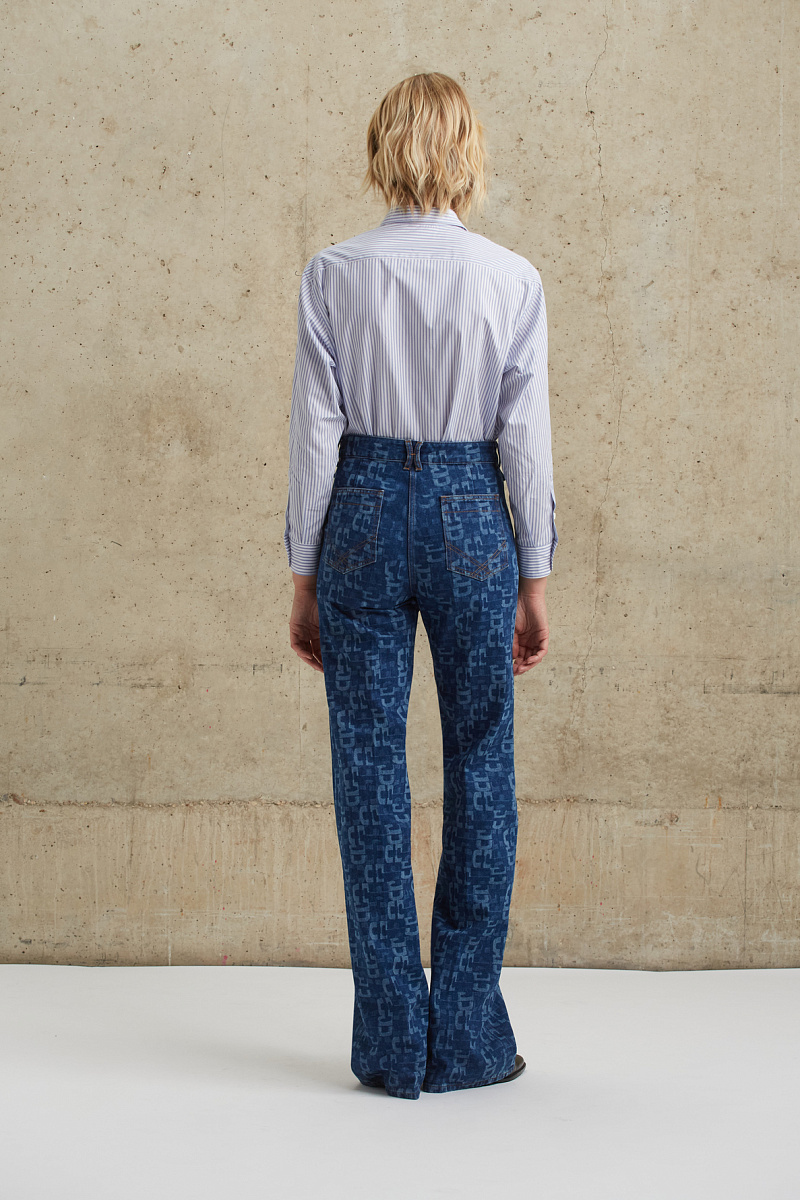 ANNA - Джинсы с монограммой "GD" в стиле 1970-х