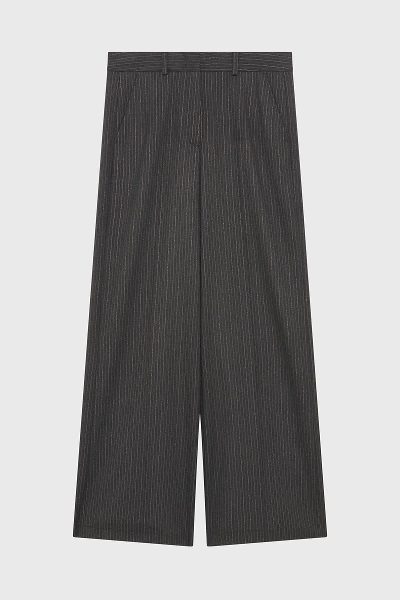 CLEM - Широкие брюки в тонкую полоску