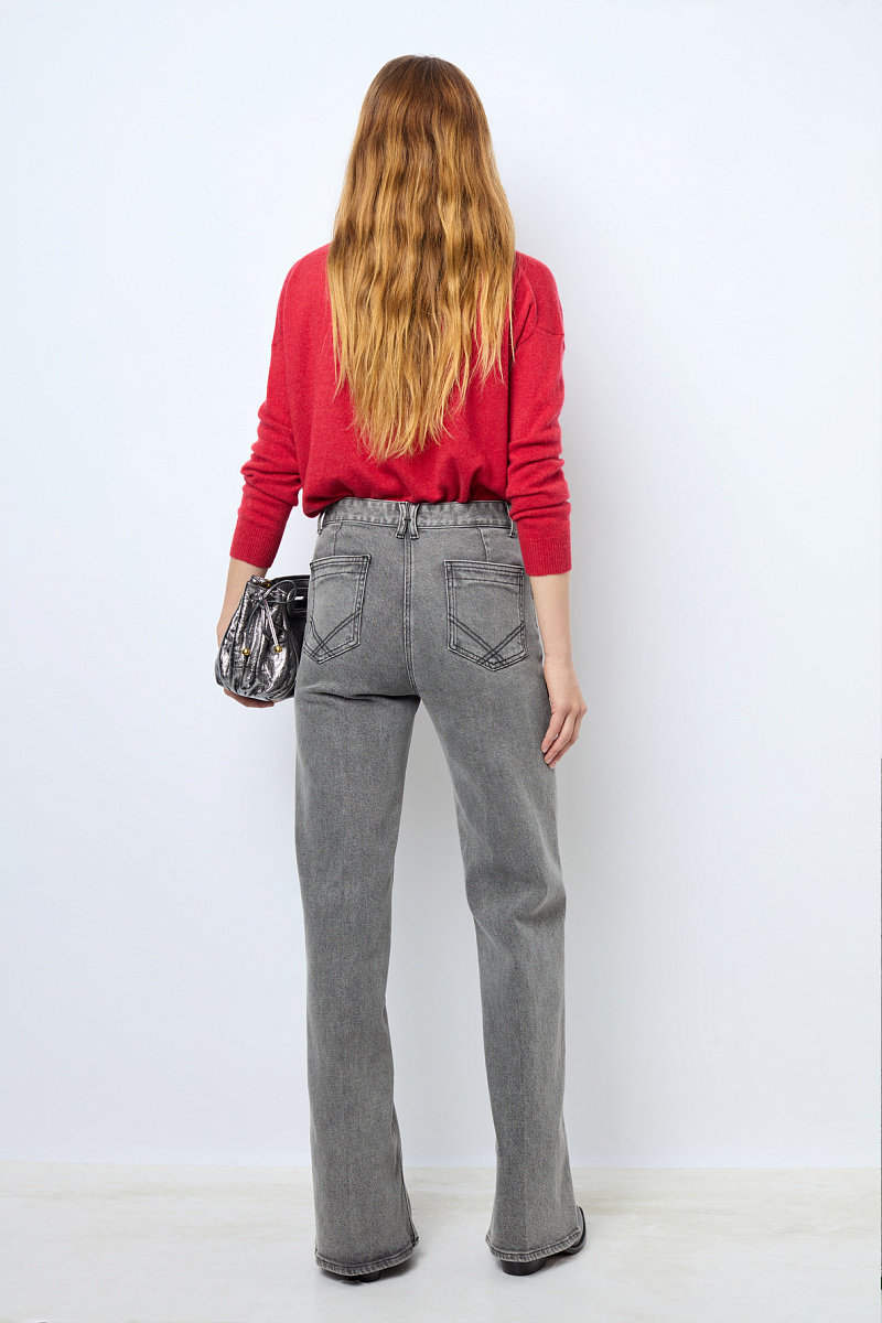 JANETTE - Пуловер из кашемира с V-образным вырезом