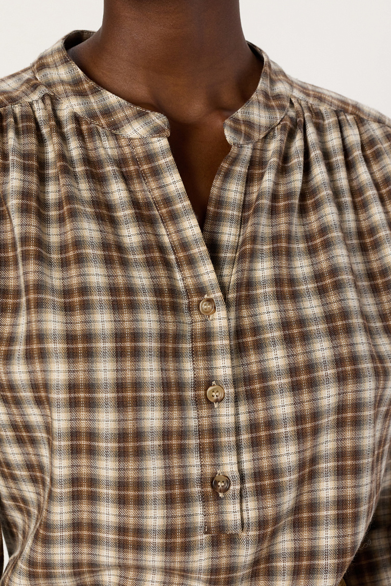 ALINE - Блуза в клетку