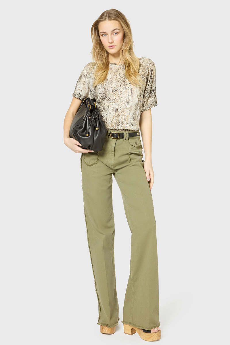 GENEVIEVE - Футболка oversize-кроя с принтом