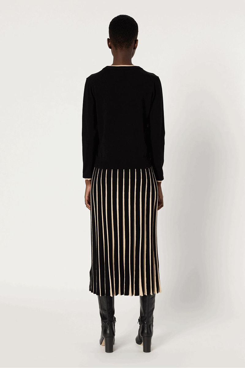 ELEA - Джемпер с двойными манжетами и воротником