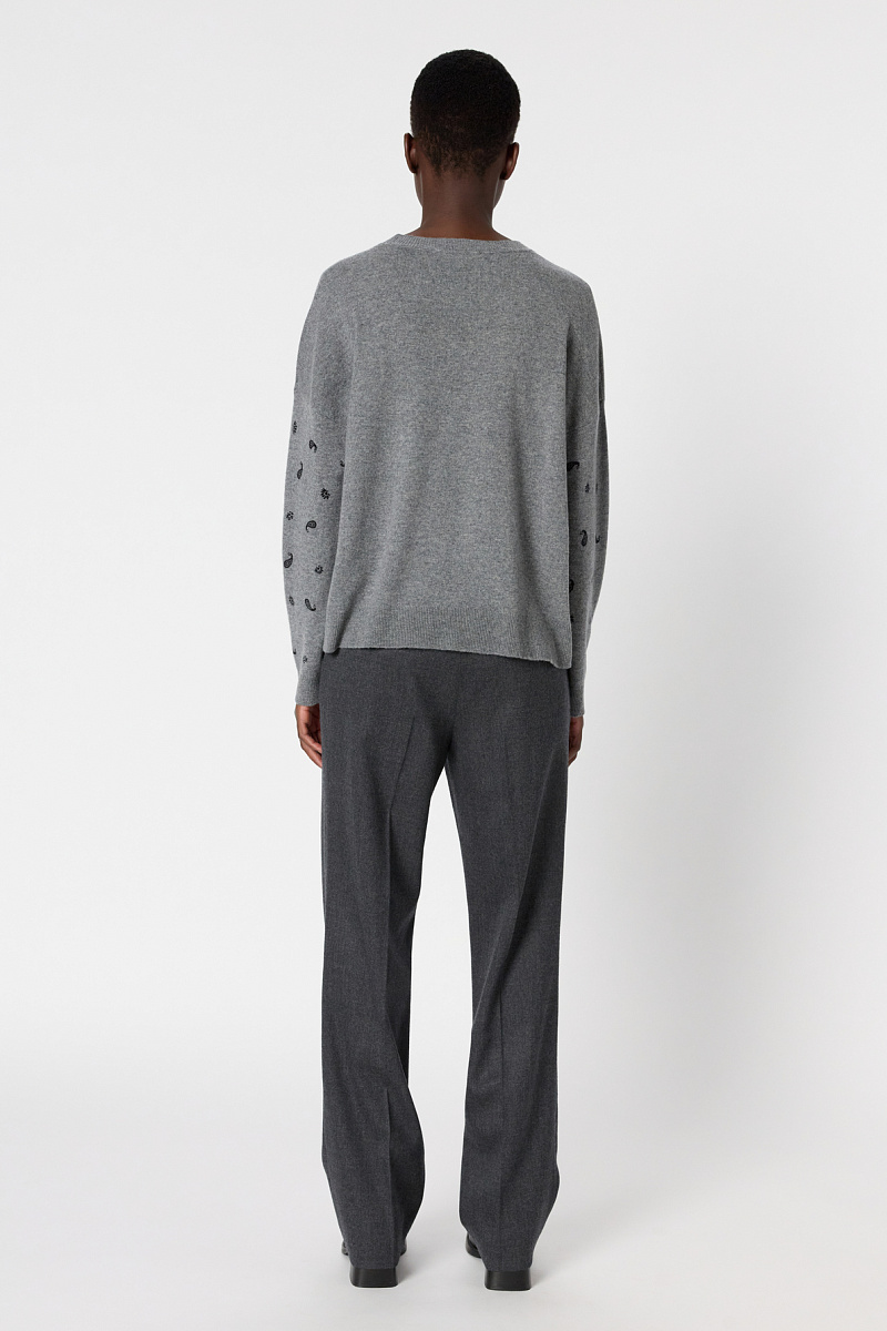 ELIETTE - Джемпер из 100% кашемира с принтом