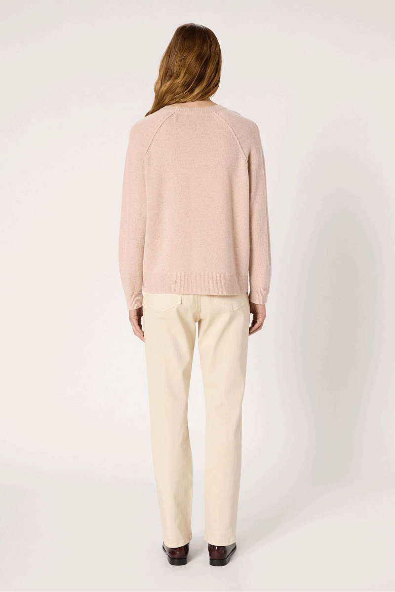 ELISA - Джемпер прямого кроя с меланжевым эффектом