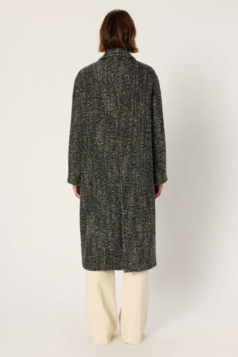 MOLY - Двубортное классическое пальто с шерстью