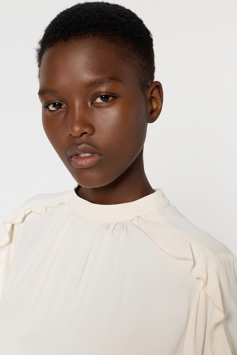 ANAIS - Струящаяся блуза с оборками