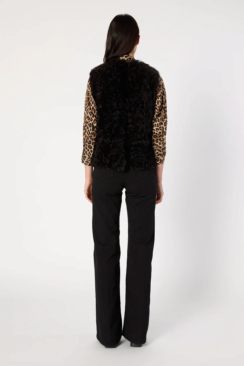 MAELLE - Куртка без рукавов из овчины