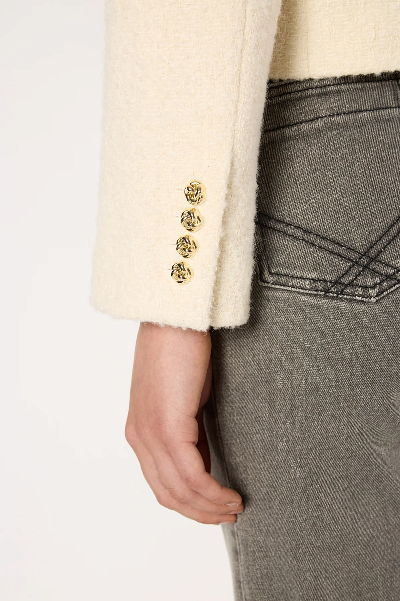 NORINE - Укороченный твидовый жакет