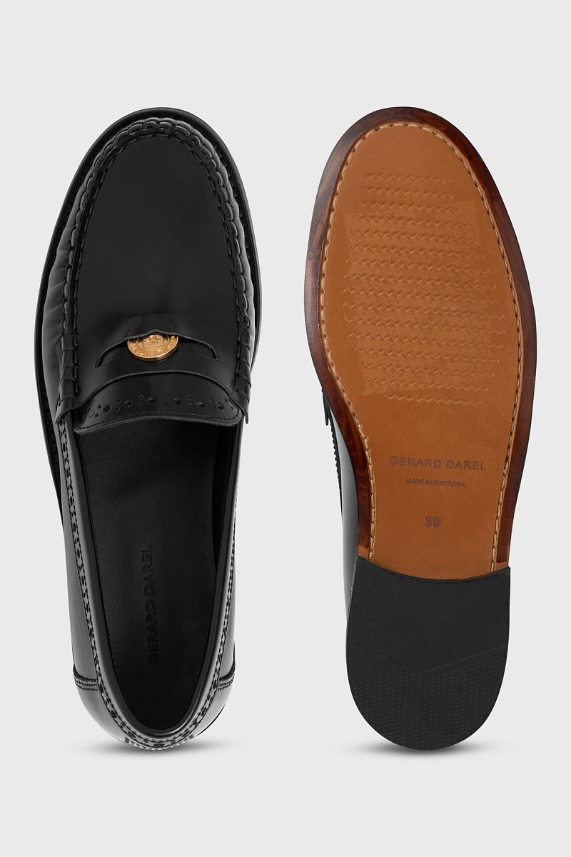 JACK - Лоферы из гладкой кожи на рифленой подошве