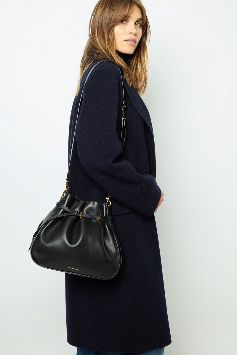 LASSIA - Пальто прямого кроя в тонкую полоску