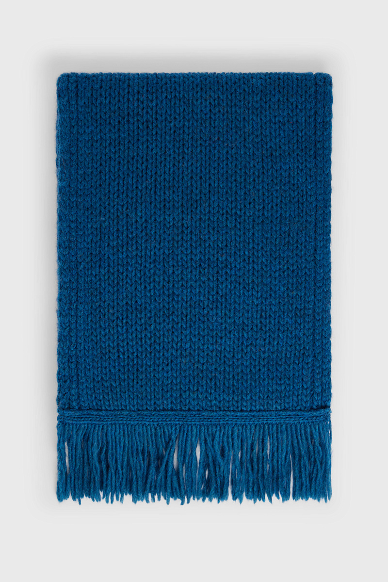 POMME - Широкий шарф с бахромой