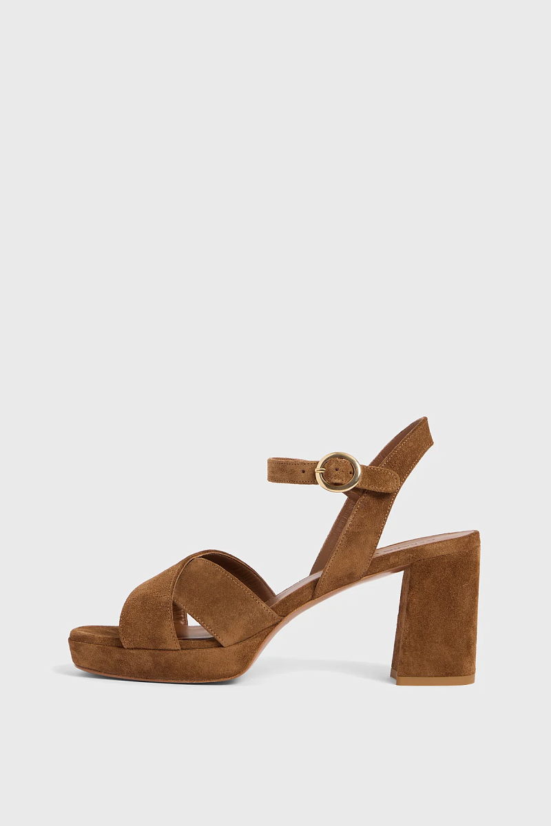 LYA - Босоножки из замши на платформе