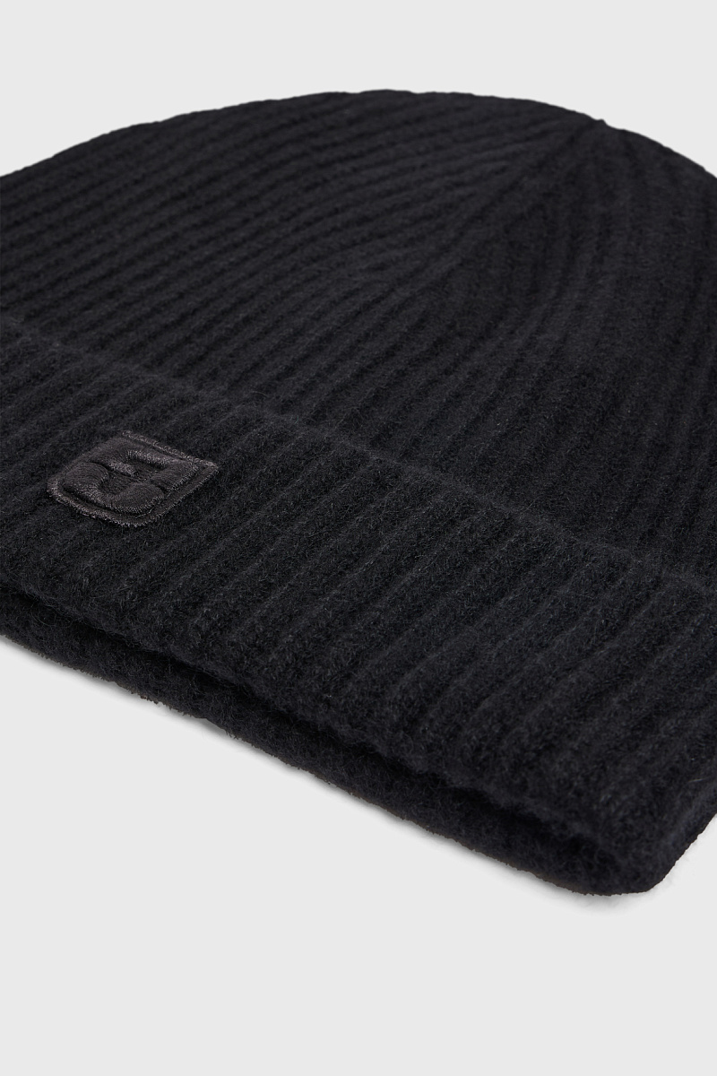 FIONA - Шапка бини в рубчик из кашемира
