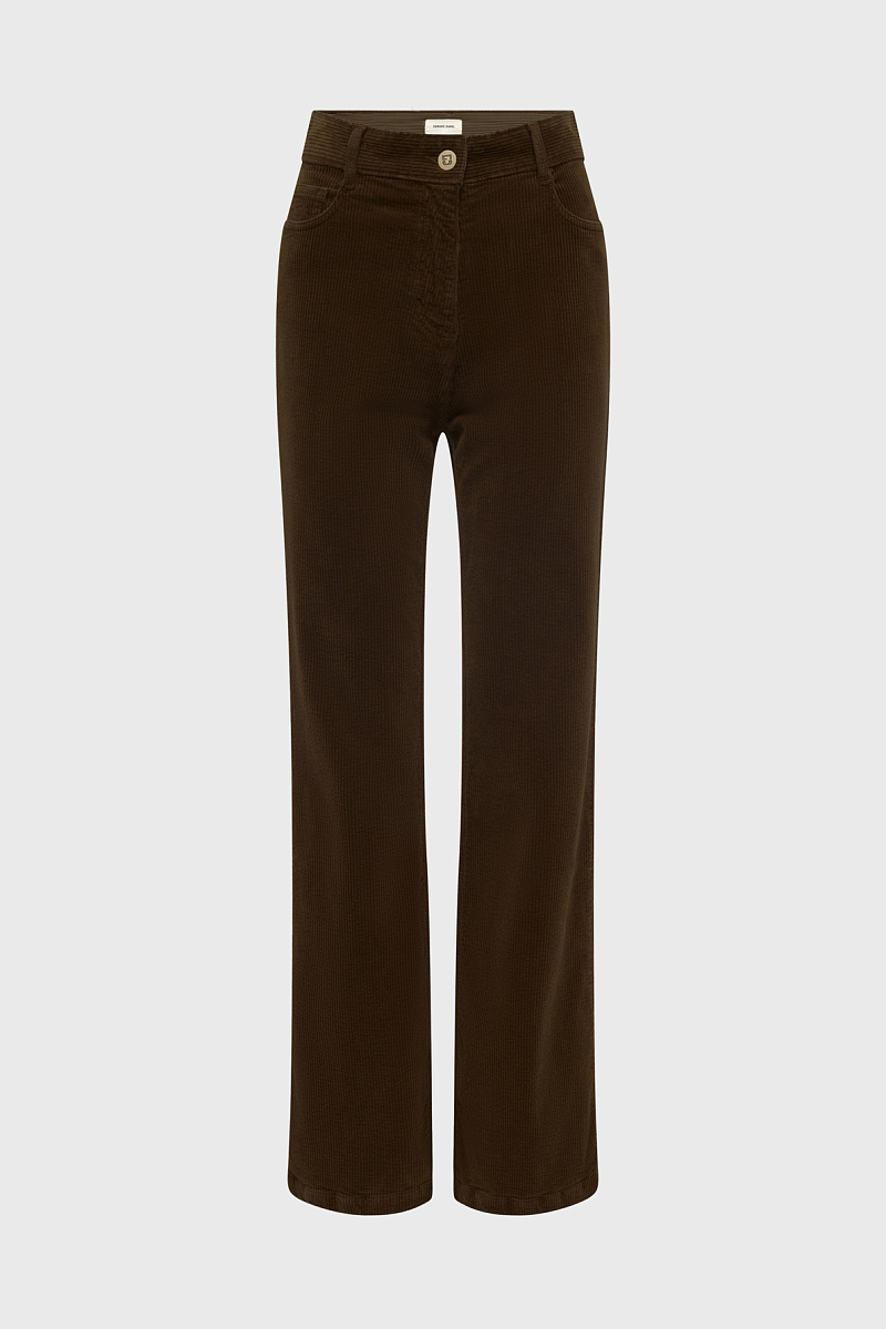 CHANTAL - Расклешенные вельветовые брюки