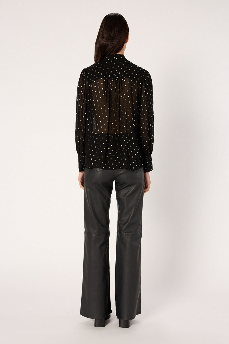 ANDREE - Струящаяся блуза в горошек