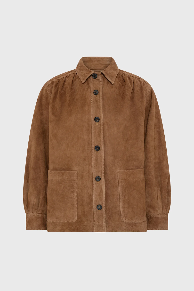 NOMELIE - Верхняя рубашка из бархатистой кожи