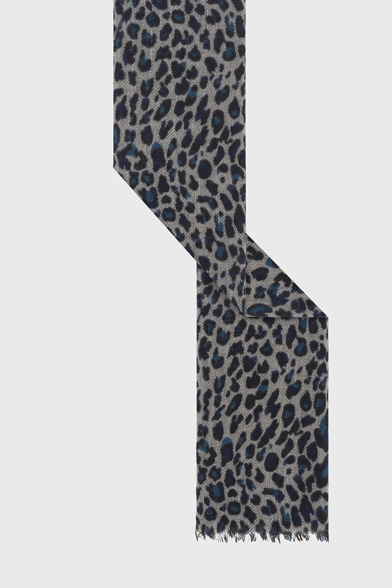 ROSALIE - Шарф с леопардовым узором