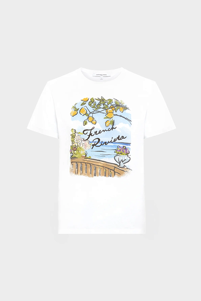 Футболка с принтом