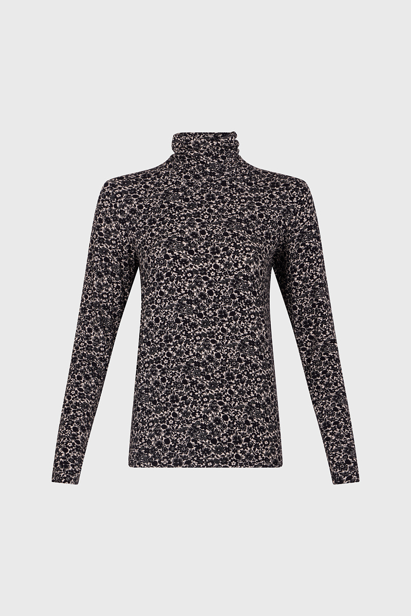 AURELIE - Водолазка с цветочным принтом