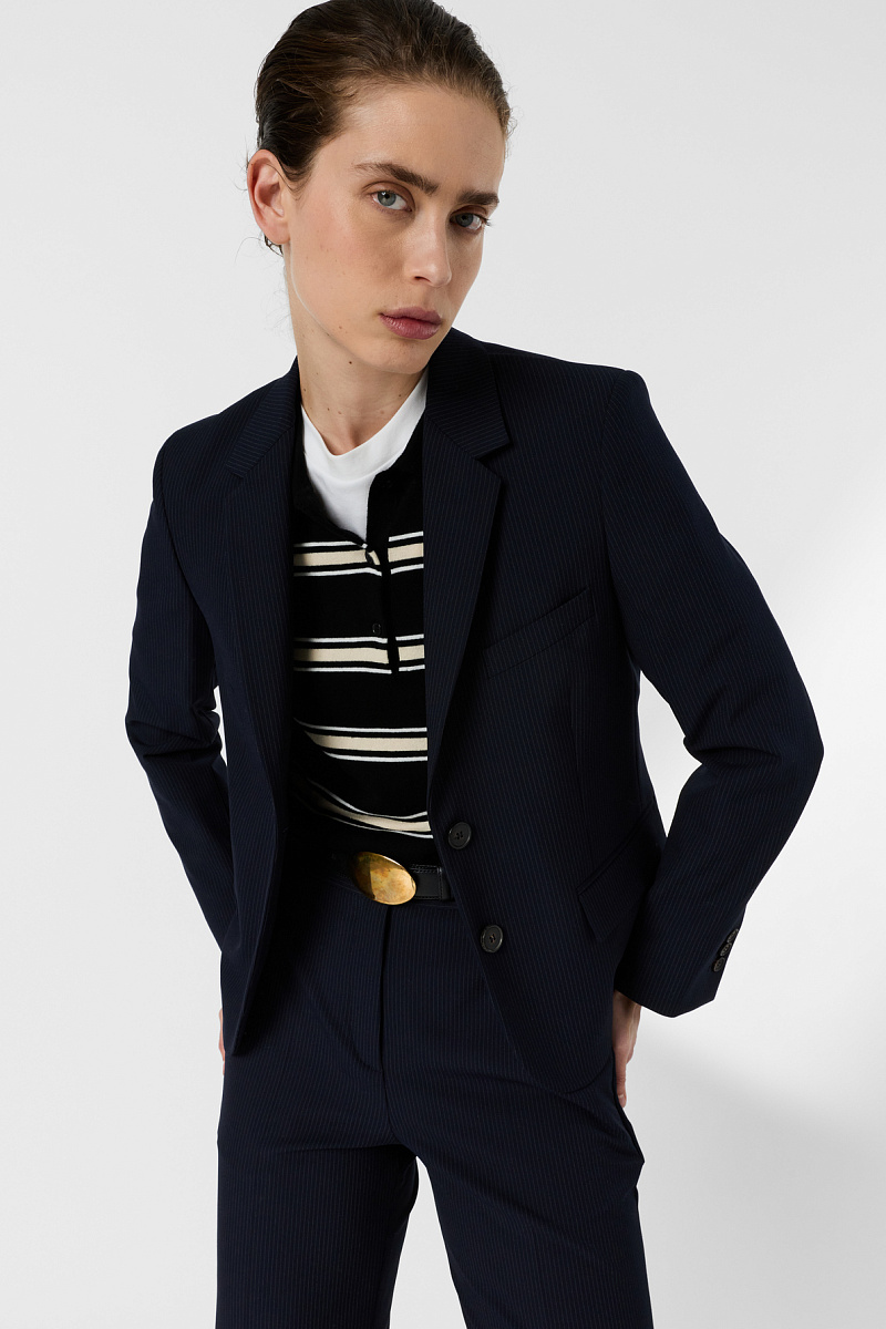 TAYANA - Классический однобортный жакет в полоску