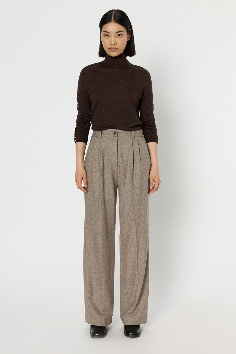 CLARA - Широкие брюки со сборками