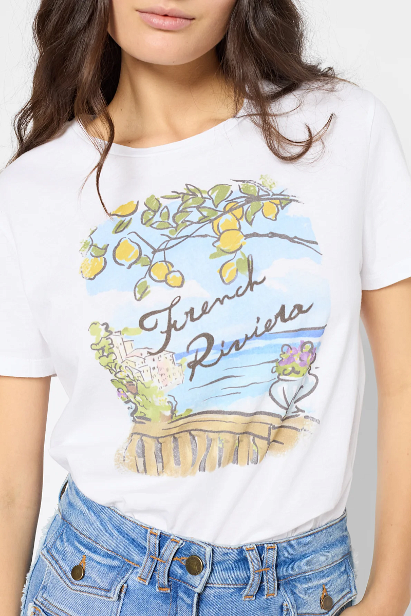 Футболка с принтом