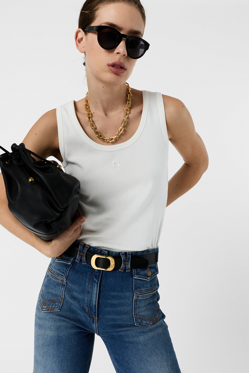 MARAUDE - Белая майка из хлопка