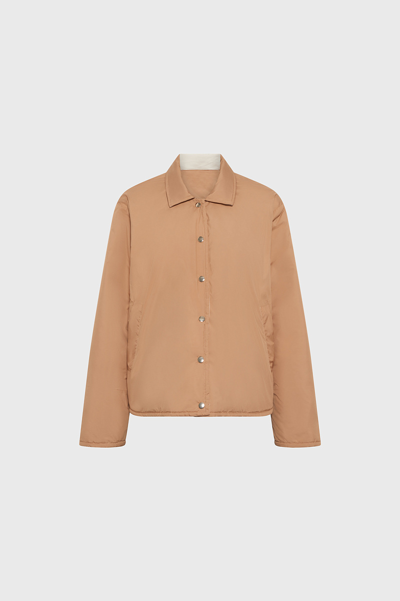 PHEONA - Бежевая двусторонняя стеганая куртка